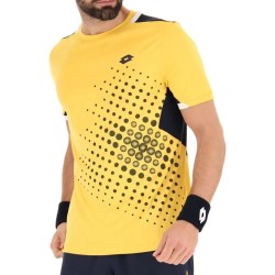 Men's T-shirt Lotto Top IV Tee 1 - saffron/navy blue