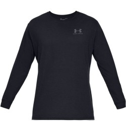 Men's long sleeve T-shirt Under Armour Men's Sportstyle Left Chest Long Sleeve - black