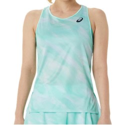 Women's top Asics Match Graphic Tank W - fresh ice