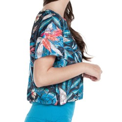 Women's T-shirt Lucky in Love Keepin It Rio Bon Voyage Bungee - midnight