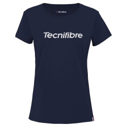 Women's T-shirt Tecnifibre Club Cotton Tee - marine
