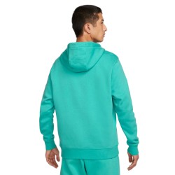 Men's Jumper Nike Swoosh M Club Hoodie FZ BB - washed teal/washed teal/white