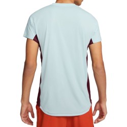 Men's T-shirt Nike Court Dri-Fit ADV Slam Top - team orange/glacier blue/dark beetroot/white