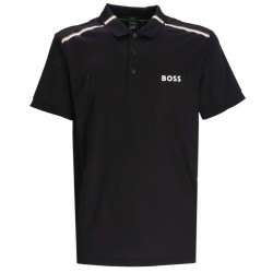 Men's Polo T-shirt BOSS x Matteo Berrettini Patteo MB Slim Fit Polo Shirt - black