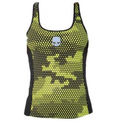 Women's top Hydrogen Tech Camo Tank Top - camo fluo yellow/black