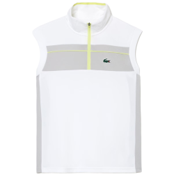 Women's polo T-shirt Lacoste Ripstop Piqu_ Tennis Polo - white/grey