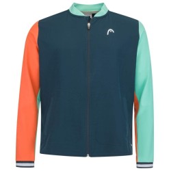 Men's Jumper Head Breaker Jacket - flamingo/navy