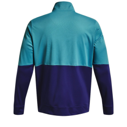 Men's Jumper Under Armour Men's UA Pique Track Jacket - glacier blue/sonar blue