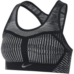Women's bra Nike FE/NOM Flyknit Bra W - black/white