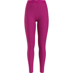 Women's leggings Tommy Hilfiger HW Branded Tape Ess Legging - eccentric magenta