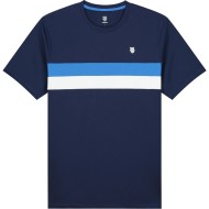 Men's T-shirt K-Swiss Tac Core Team Stripe Crew M - navy
