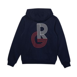 Men's Jumper Lacoste SPORT Men Full Zip Hooded Sweatshirt - navy