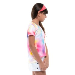 Girls' T-shirt Lucky in Love Techno Tropic Techno Star S/S Girls - punch