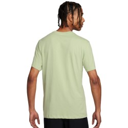 Men's T-shirt Nike Solid Dri-Fit Crew - olive aura/white