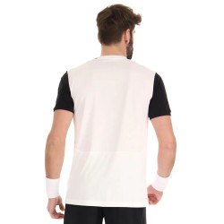 Men's T-shirt Lotto Top IV Tee - bright white/all black
