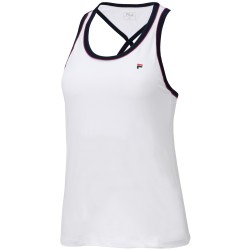Women's top Fila Top Jodie - white/navy comb