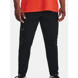 Men's trousers Under Armour Men's UA Unstoppable Tapered Pants - black/pitch gray