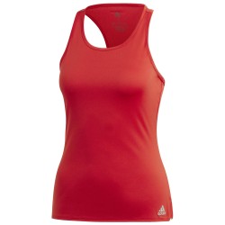 Women's top Adidas W Club Tank - scarlet/grey three F17