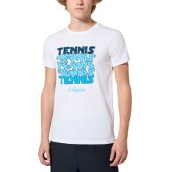 Men's T-shirt Australian Cotton Tennis T-Shirt - bianco