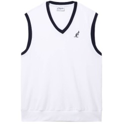 Men's vest Australian Elastic Fleece Gauzed Gilet - bianco