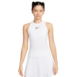 Women's top Nike Court Dri-Fit Advantage Tank - white/white/black