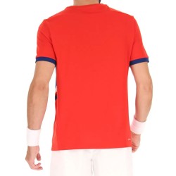 Men's T-shirt Lotto Squadra III T-Shirt - flame red