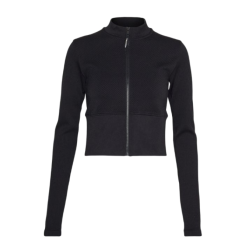 Women's jumper Calvin Klein Sameless Full Zip Jacket - black beauty