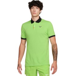 Men's Polo T-shirt Nike Rafa Slim Polo - action green/light lemon twist