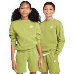 Girls' jumper Nike Kids Sportswear Club Fleece Hoodie - pear/white