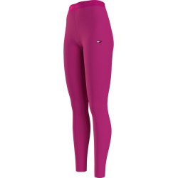 Women's leggings Tommy Hilfiger HW Branded Tape Ess Legging - eccentric magenta