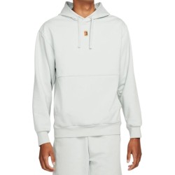Men's Jumper Nike Court Fleece Tennis Hoodie M - white