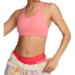 Women's bra Nike Swoosh Bra - coral chalk/white