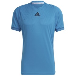 Men's T-shirt Adidas Tennis Freelift T-Shirt Primeblue M - sonic aqua