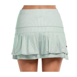 Women's skirt Lucky in Love Avant Garde 1.0 Long Architect Stripe Skirt - sage