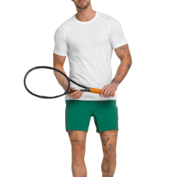 Men's T-shirt Wilson Players Seamless Crew 2.0 - bright white
