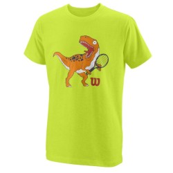 Boys' t-shirt Wilson Trex Tech Tee - lime popsicle