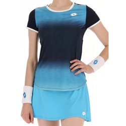 Women's T-shirt Lotto Top W IV Tee 2 - blue atoll/navy blue