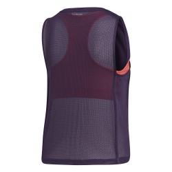 Women's top Adidas Escouade Tank - legend purple/shock red