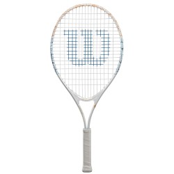 Junior tennis rackets Wilson Roland Garros Elite 21 - white/blue/clay red