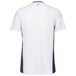 Boys' t-shirt Head Club Tech T-Shirt - white/dark blue