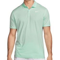 Men's Polo T-shirt Nike Court Dri-Fit Pique Polo - mint foam/white