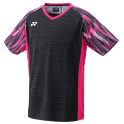 Men's T-shirt Yonex Men's Crew T-Shirt - black/pink
