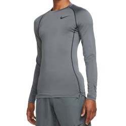 Men’s compression clothing Nike Pro Dri-Fit Tight Top LS M - iron grey/black/black