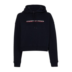 Women's jumper Tommy Hilfiger Regular Graphic Hood - desert sky