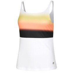 Women's top Fila Austarlian Open Willow Tank Top - white/sunset