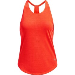 Women's top Under Armour Women's UA Streaker Run Tank - phoenix fire/reflective