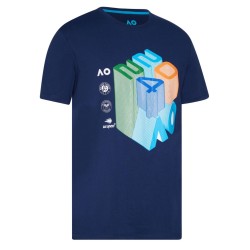 Men's T-shirt Australian Open T-Shirt Grand Slam 2024 - navy