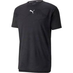 Men's T-shirt Puma Train Vent Short Sleeve - puma black/jacquard