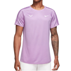 Men's T-shirt Nike Rafa Challenger Dri-Fit Tennis Top - rusch fuchsia/white