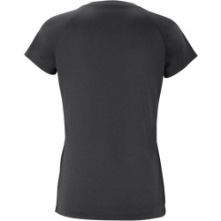 Women's T-shirt Tecnifibre Lady F2 Airmesh - black heather